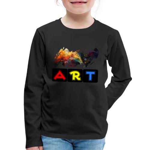 Pulse of Art - Kids' Premium Long Sleeve T-Shirt