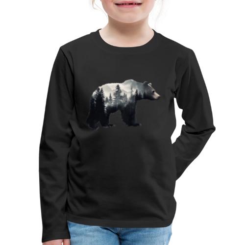 Forest Within the Bear - Kids' Premium Long Sleeve T-Shirt