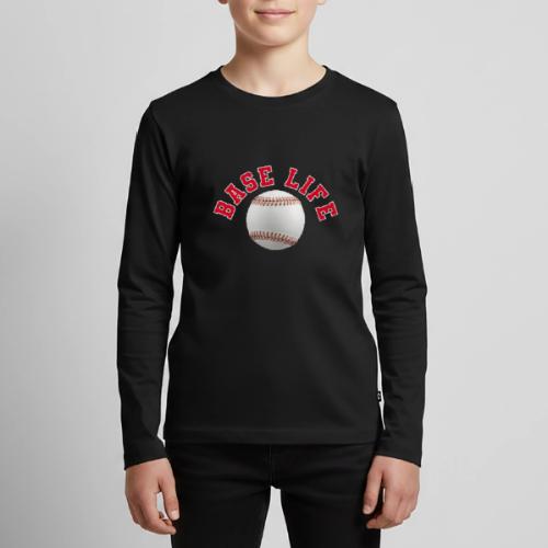 Baseball: Base Life Vibes - Kids' Premium Long Sleeve T-Shirt