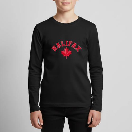 Halifax with maple leaf - Kids' Premium Long Sleeve T-Shirt