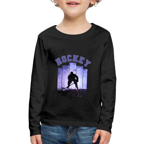 Hockey Warrior - Kids' Premium Long Sleeve T-Shirt