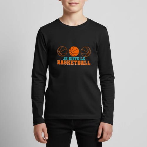 I love basketball - Kids' Premium Long Sleeve T-Shirt