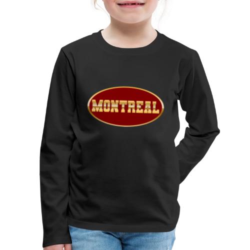 Montreal in Gold - Kids' Premium Long Sleeve T-Shirt