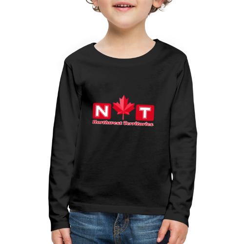 Canada: Northern Identity Emblem - Kids' Premium Long Sleeve T-Shirt