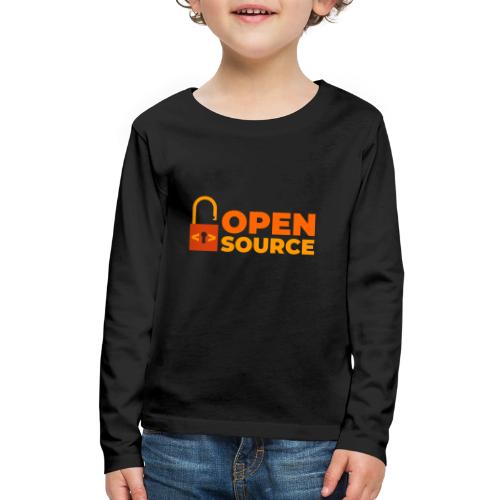 Open Source: Code is Freedom - Kids' Premium Long Sleeve T-Shirt
