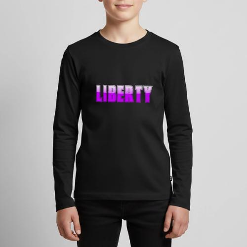 Liberty Typography Graphic Design - Kids' Premium Long Sleeve T-Shirt