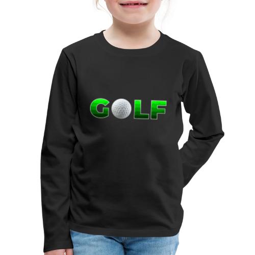 Golf Precision Wordmark - Kids' Premium Long Sleeve T-Shirt