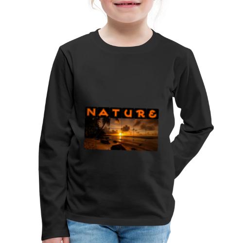 Nature: Golden Hour Escape - Kids' Premium Long Sleeve T-Shirt