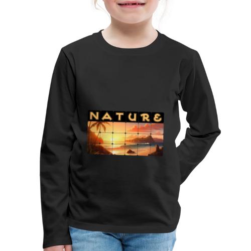 Nature: Tropical Twilight - Kids' Premium Long Sleeve T-Shirt