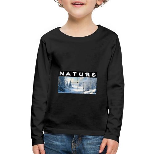 Nature: Frozen Horizon - Kids' Premium Long Sleeve T-Shirt