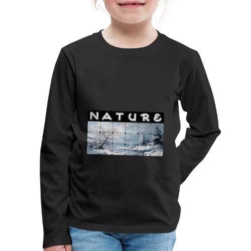 Nature: Winter Embrace - Kids' Premium Long Sleeve T-Shirt