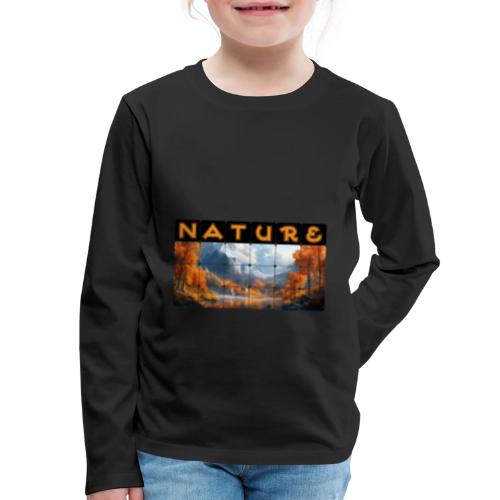 Nature: Golden Autumn Escape - Kids' Premium Long Sleeve T-Shirt
