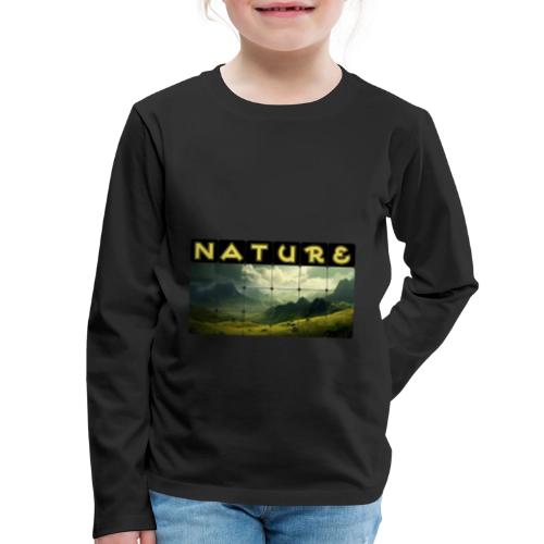 Nature: Verdant Peaks - Kids' Premium Long Sleeve T-Shirt