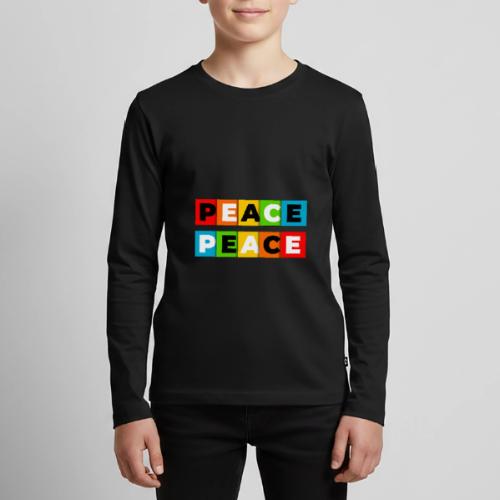 Colorful Peace - Kids' Premium Long Sleeve T-Shirt
