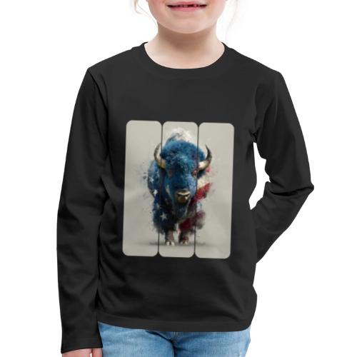 USA: Spirit of the Plains - Kids' Premium Long Sleeve T-Shirt