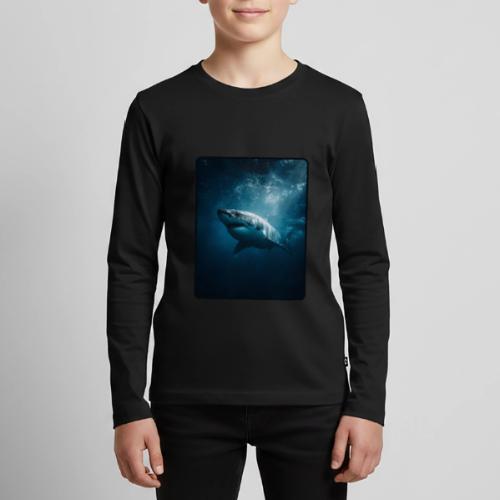 Great White Shark Ocean Design - Kids' Premium Long Sleeve T-Shirt
