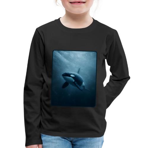 Orca Ocean Wildlife Design - Kids' Premium Long Sleeve T-Shirt