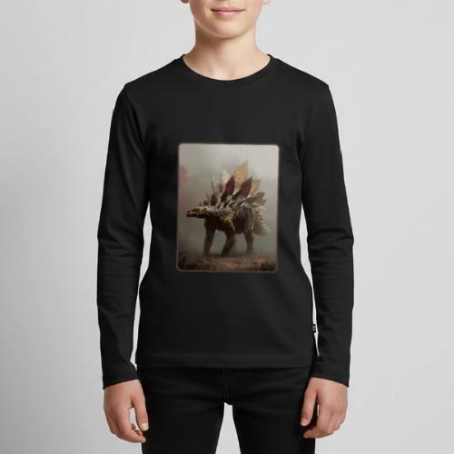 Stegosaurus Misty Forest Design - Kids' Premium Long Sleeve T-Shirt