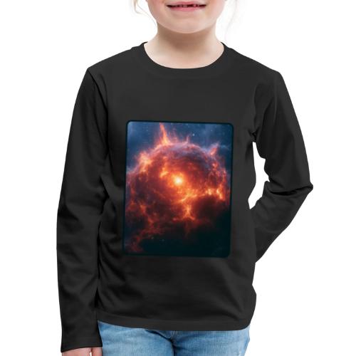 Exploding Supernova Space Art - Kids' Premium Long Sleeve T-Shirt
