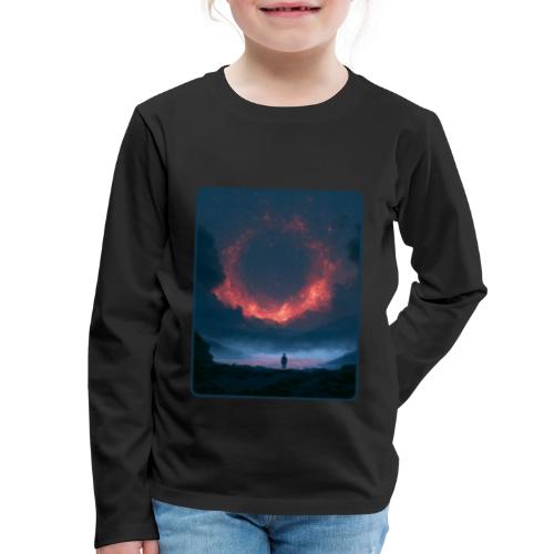 Supernova Reflection Space Scene - Kids' Premium Long Sleeve T-Shirt
