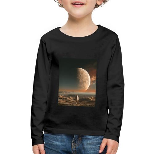 Astronaut on an Alien Moon - Kids' Premium Long Sleeve T-Shirt