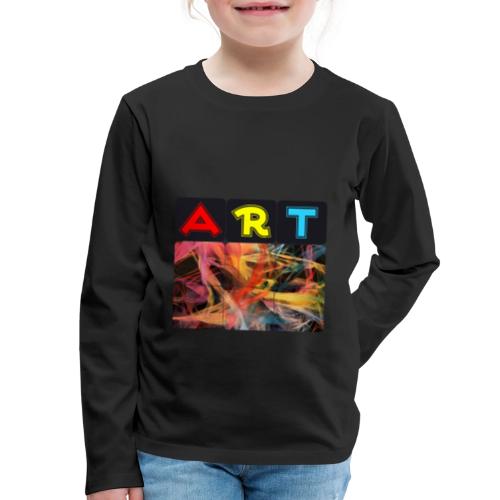 Chaotic Threads of Art - Kids' Premium Long Sleeve T-Shirt