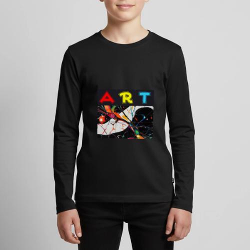 Art in Motion: Color Unleashed - Kids' Premium Long Sleeve T-Shirt