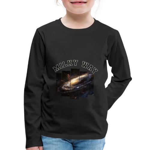 Milky way galaxy - Kids' Premium Long Sleeve T-Shirt