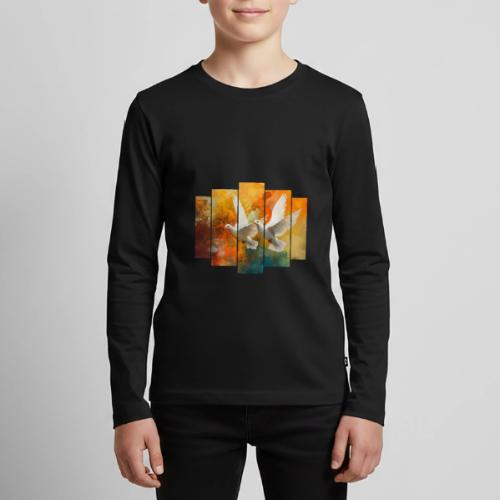 Wings of Peace - Kids' Premium Long Sleeve T-Shirt