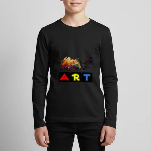 Pulse of Art - Kids' Premium Long Sleeve T-Shirt