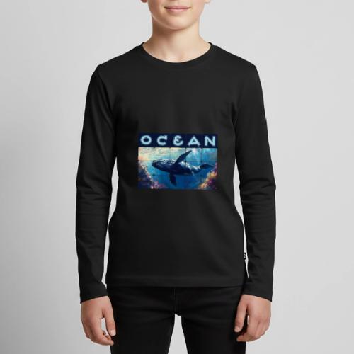 Ocean: Majestic Deep - Kids' Premium Long Sleeve T-Shirt
