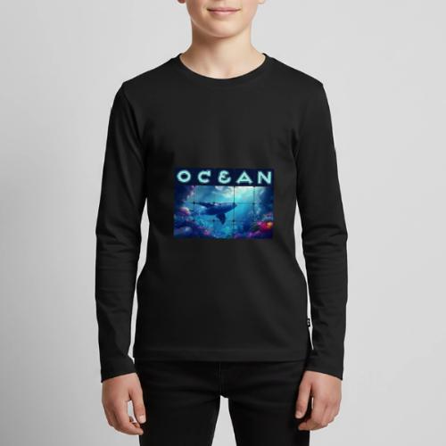 Ocean: Whale’s Path - Kids' Premium Long Sleeve T-Shirt