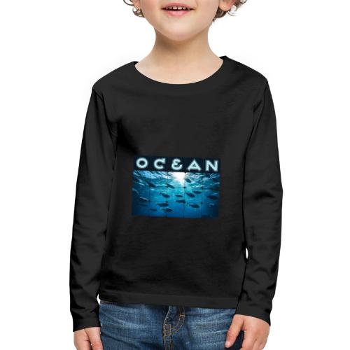 Ocean: Silver Tide - Kids' Premium Long Sleeve T-Shirt