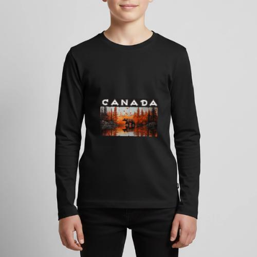 Canada Wilderness Art - Kids' Premium Long Sleeve T-Shirt