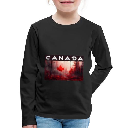 Canada Nature Vibes - Kids' Premium Long Sleeve T-Shirt