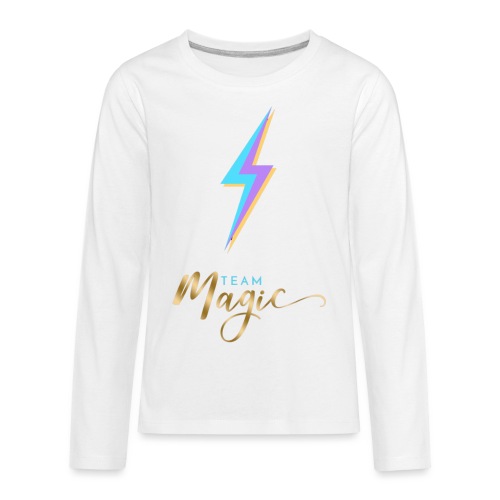 Team Magic With Lightning Bolt - Kids' Premium Long Sleeve T-Shirt