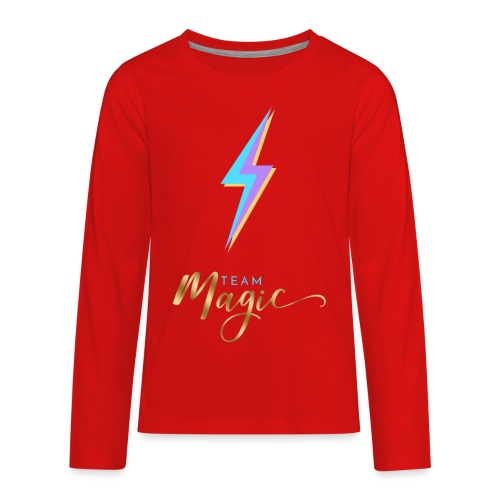 Team Magic With Lightning Bolt - Kids' Premium Long Sleeve T-Shirt