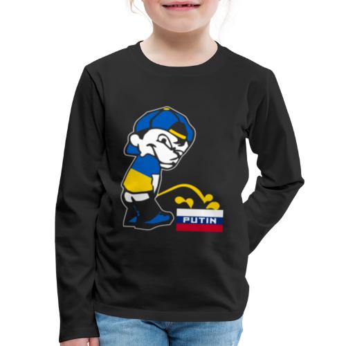 Ukraine Piss On Putin - Kids' Premium Long Sleeve T-Shirt