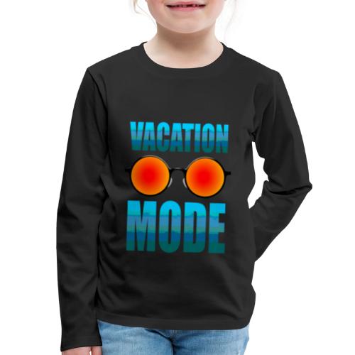 Vacation mode: Ocean Vibes On - Kids' Premium Long Sleeve T-Shirt