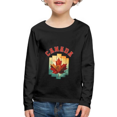 Canada’s Artistic Emblem - Kids' Premium Long Sleeve T-Shirt