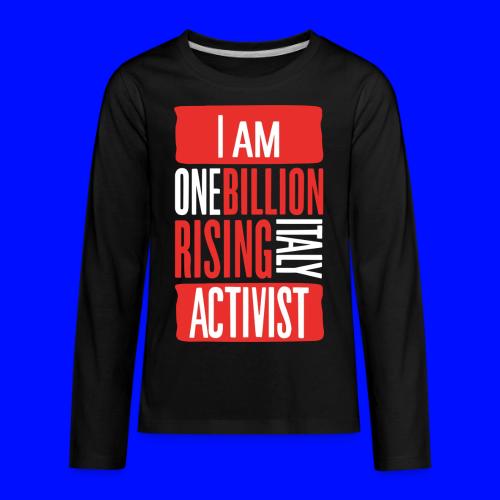 One Billion Rising Italy - Kids' Premium Long Sleeve T-Shirt