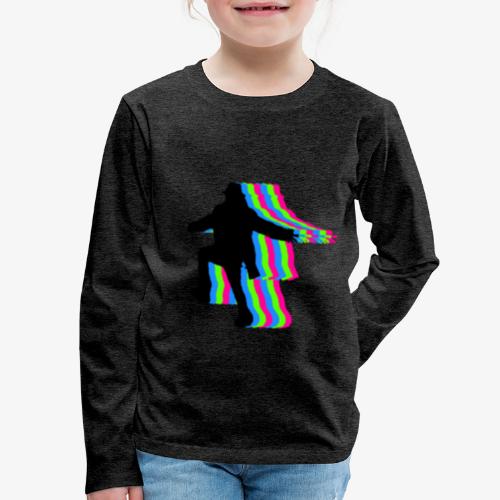 silhouette rainbow - Kids' Premium Long Sleeve T-Shirt