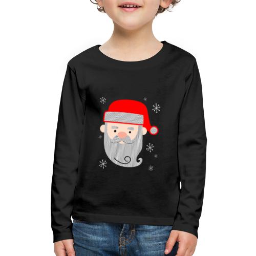 Santa Claus Texture - Kids' Premium Long Sleeve T-Shirt