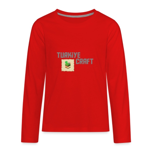 TurkiyeCraft Logo - Kids' Premium Long Sleeve T-Shirt