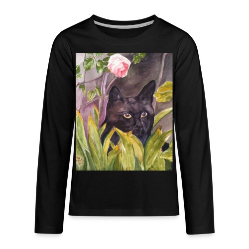 Black cat - Kids' Premium Long Sleeve T-Shirt
