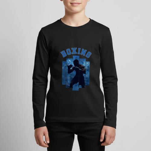 Boxing Never Stops - Kids' Premium Long Sleeve T-Shirt