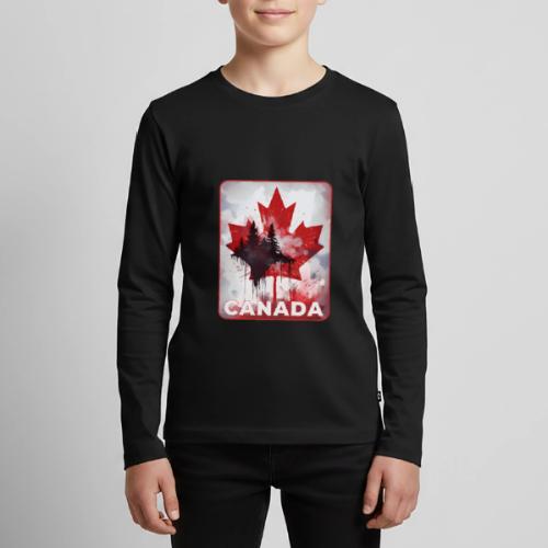 Canada's Maple Leaf Pride - Kids' Premium Long Sleeve T-Shirt