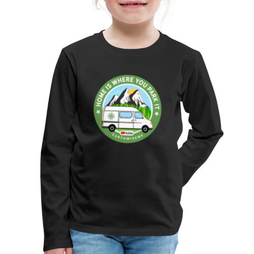 Van Home Travel / La maison est l’endroit où vous la garez / Van - T-shirt Premium à manches longues pour enfant