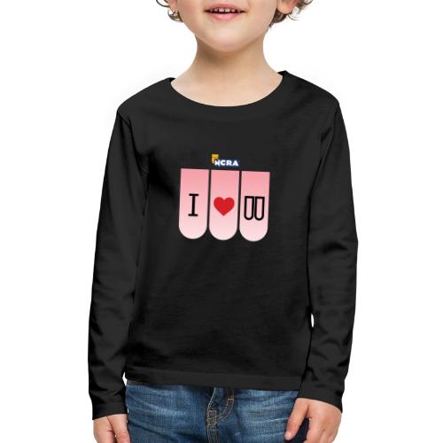 I heart steno logo 2600x200dpi - Kids' Premium Long Sleeve T-Shirt