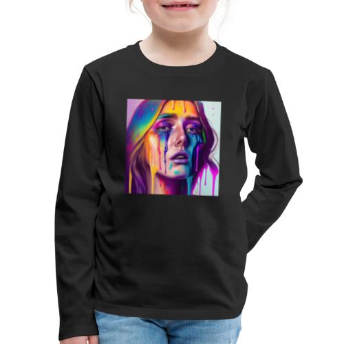 What are you looking at? - Emotionally Fluid 1 - Kids' Premium Long Sleeve T-Shirt